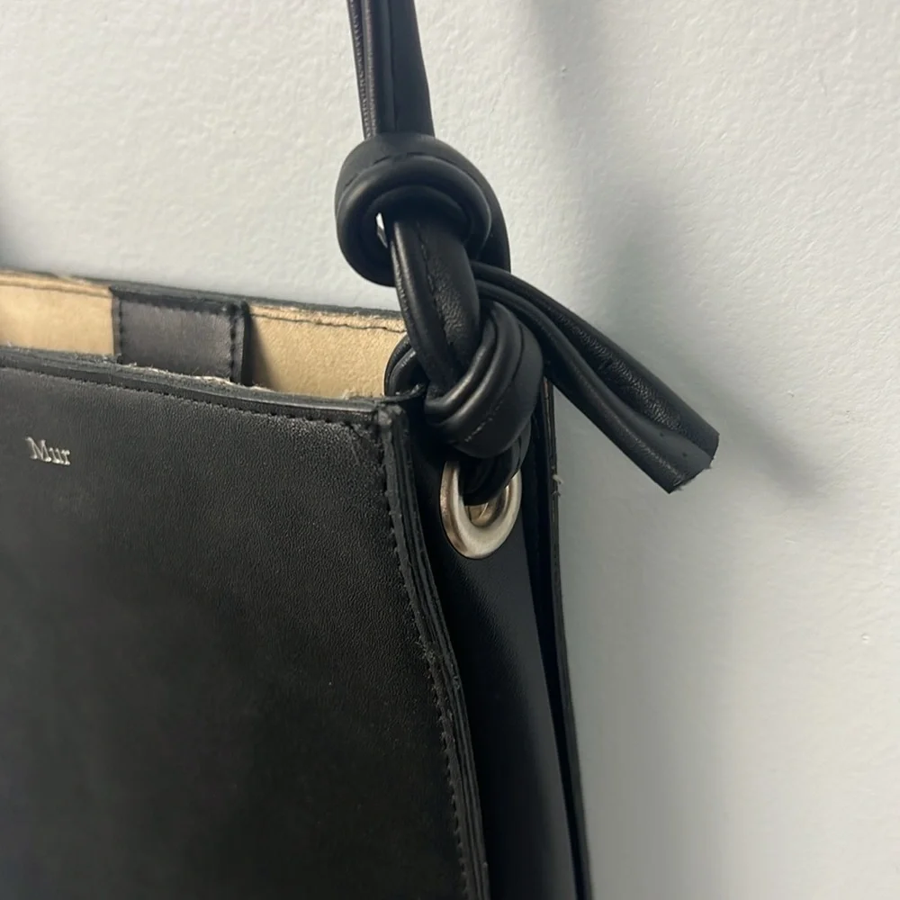 Mur women’s black crossbody knot strap purse